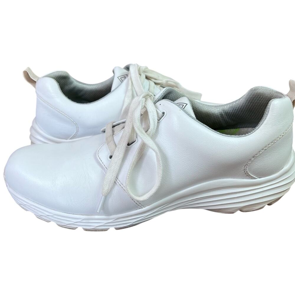 Nurse Mates Align Velocity Shoes Women's Size 10 White  Medical Work Leather